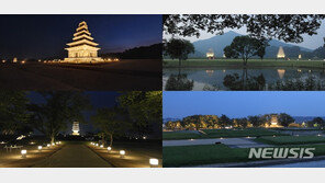 익산 미륵사지, 야간 경관 조명…밤에도 관람 가능
