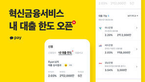 카카오페이 ‘내 대출 한도’ 오픈