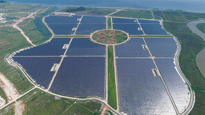 축구장 190개 규모 국내 최대 태양광 발전소
