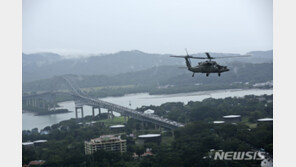 주한미군 헬기, 엔진 고장으로 한강공원에 비상 착륙