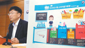 6월 소비자물가 한달만에 마이너스서 탈출