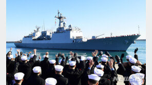 ‘왕건함’ 돌아왔다, 아덴만·인도양 항해안전 임무 완수