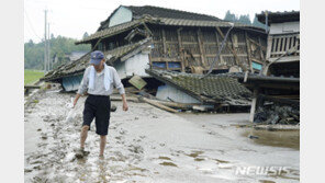 日 구마모토현 폭우로 인명·재산피해 급증…11개 강 범람