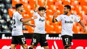 ‘이강인 결승골’ 발렌시아, 5경기 만에 승리…8위 도약