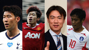 손흥민-박지성-홍명보-이영표, AFC 팬 투표에서 아시아 베스트11 선정