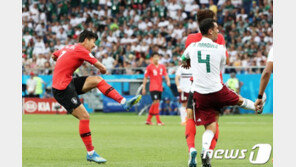 손흥민의 멕시코전 골, 아시아 ‘월드컵 최고의 골’ 후보에 올라