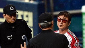 1회 경기 중단에 LG 류중일 감독이 분노한 이유는