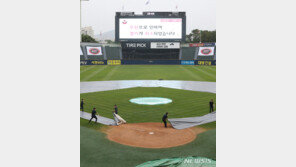 LG·NC전 3회 노게임…전경기 13일로 순연