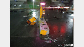 무면허 음주 뺑소니 후 투신한 50대, ‘못’ 덕분에 구사일생