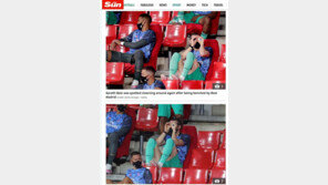 경기장에서 잠 자고 망원경 보는 베일…레알, 연봉 주고 방출하나