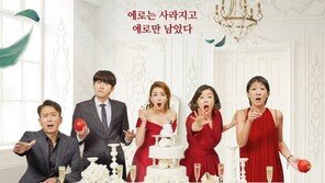 에로는 사라지고 애로만 남았다…‘애로부부’ 빨간 포스터