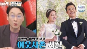 이휘재 “아들 서준, 이병헌 아들 얼굴 긁어…등골에 식은땀”