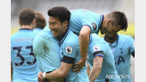 손흥민, 한 시즌 개인 최다 30공격포인트…2경기 연속골