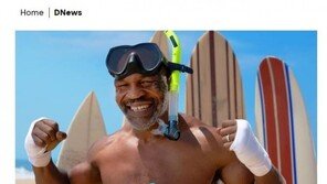 ‘링 복귀 앞둔’ 타이슨, 백상아리와 가상 대결 펼친다