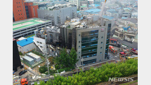 의왕 플라스틱 공장 화재 진화…3명 중상·7명 경상(종합)