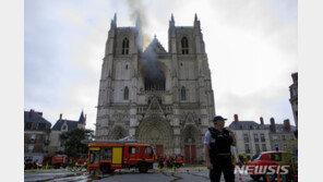 프랑스 낭트 대성당 화재…방화 범죄에 무게