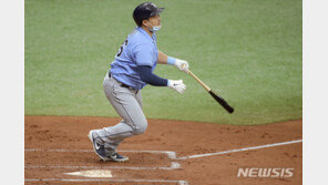 최지만, 개막 앞두고 청백전서 3점포 폭발