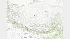 中 서부 티베트 고원서 규모 6.3 지진 발생
