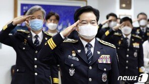 첫 일정 지구대 찾은 김창룡 청장…“약자보호에 주민접촉 순찰 중요”