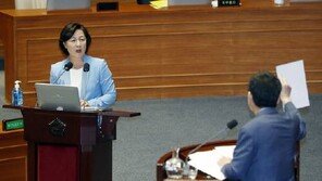 “나한테 시비 거냐?” 추미애 국회 대정부질문서 격앙