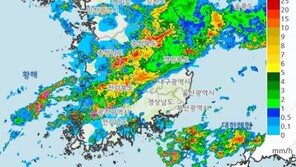 [날씨]광주·대전·전북 180㎜ ‘물폭탄’…서울 한때 시간당 40㎜