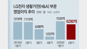 선방한 LG전자… 프리미엄 新가전 약진