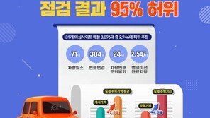 중고차 허위매물 의심사이트 31곳 조사했더니…95%가 허위 매물