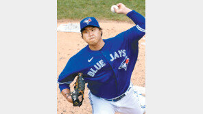 구속 떨어진 류현진, 던질 공이 없었다