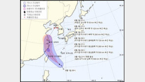 日오키나와 인근 해상에 태풍 ‘하구핏’…5일 백령도로 북상