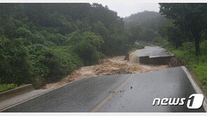 폭우로 중부선·중부내륙선 토사유실…빗길 고속도로 혼잡 예상