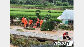 야영객 매몰·소방관 급류에…‘중부 물폭탄’ 사망5명·실종5명