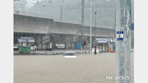 천안 ‘집중호우경보’ 발령…‘침수 우려’ 성정지하차도 통제