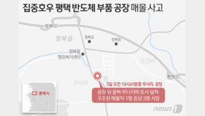 평택서 폭우에 무너진 옹벽 공장 덮쳐 붕괴…4명 사상