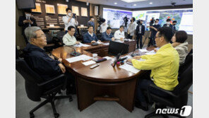 김종인 주호영, 한강홍수통제소 찾아 “한강 수위 우려 높다”