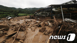 강우량 적어도 국지적 호우땐 산사태 발생 위험 높아져