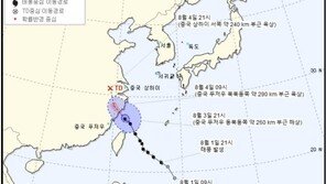 태풍 ‘하구핏’ 푸저우 동북동쪽 260㎞ 부근서 북서진…4일밤 소멸 전망