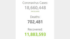 전세계 코로나19 사망자 70만명 넘어서