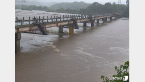 “파주·연천지역 주민들 주의” 파주 비룡대교 일대 ‘홍수주의보’
