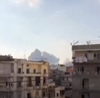 “핵폭발 했나? 종말 온줄 알았다” 레바논 버섯구름에 초토화 (영상)