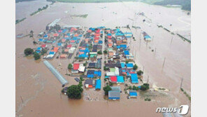 한탄강 범람…강원 철원군 5개 마을 주민들 긴급 대피