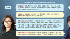 권경애 “익명보도인데 어떻게 한동훈 콕 찍나” 한상혁 “그건 다 아는것”