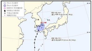 ‘통영 상륙’ 태풍 장미, 울산 부근서 열대저압부로 약화될 듯