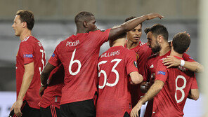 맨유, 연장 PK골로 코펜하겐에 1-0승리…유로파 4강행