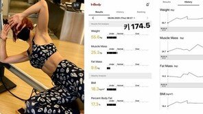 174.5cm에 55.6kg…인바디 인증한 최은경 “아직 50세 전이니까”