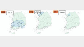 7월22~8월10일 사이 15일이나 일강수량 150㎜ 넘었다