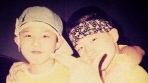 태양, 어린 시절 추억 사진으로 지드래곤 생일 축하…훈훈한 우정