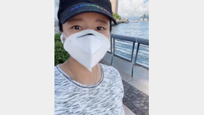 ‘홍콩댁’ 오지은 근황 공개…마스크 쓰고 홍콩 거리 걷기