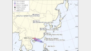 7호 태풍 ‘히고스’ 중국 해상 발생…“우리나라 영향 없어”