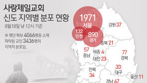 사랑제일교회 신도 전국 17개 시도에 분포…비수도권 방역 비상