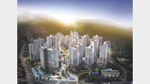 부산 백양산 품은 아파트 완판